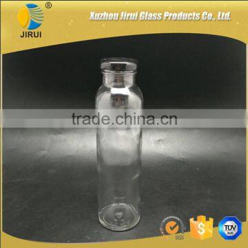 300ml clear juice drinking bottle glass