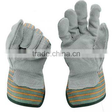 Cheap price BC grade cow split leather working gloves with high quality