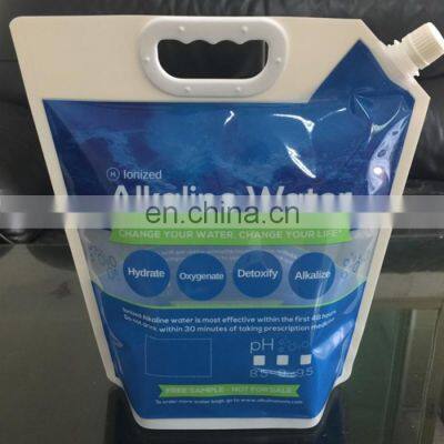 Spout Pouch Custom Liquid Spout Bag Stand up Wine or Juice 200 Ml Heat Seal Gravure Printing Promotion CMYK Laminated Material