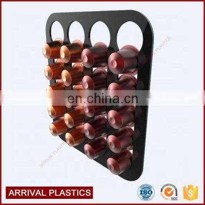 Black Color Wall Mount Acrylic Nespresso Capsule Holder photo-2
