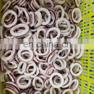 IQF Frozen Illex Squid Ring Frozen Todarodes Squid Rings Black Giant Squid Ring Skin on photo-2