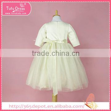 Angel baby girl frill dress flower girl dress