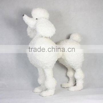 New design white dog decoration for holiday