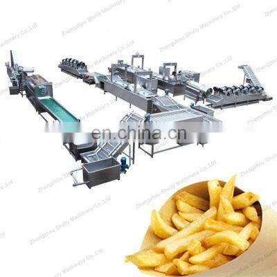 Industrial price potato cutting machine packing bag for frozen french fries frozen french fries making machine