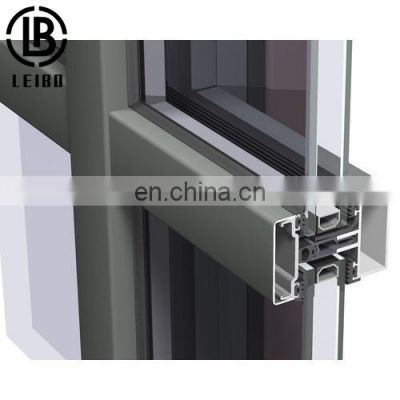 High quality good price aluminum frame glass curtain walls for building exterior