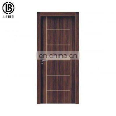 China Office Modern Bathroom WPC Wood Plastic Composite Doors Factory