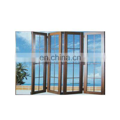 Garden Aluminum Alloy Thermal Bi Folding Glass Accordion Door