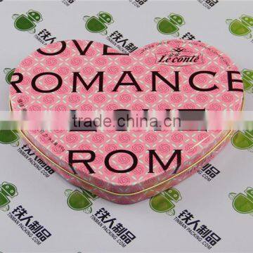 Heart-shape Metal Box Empty Tin