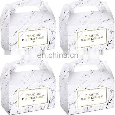 Marble-themed Gift Box Valentine's Day Party Decorative Candy Wedding Anniversary Children's Birthday Pie Box photo-5