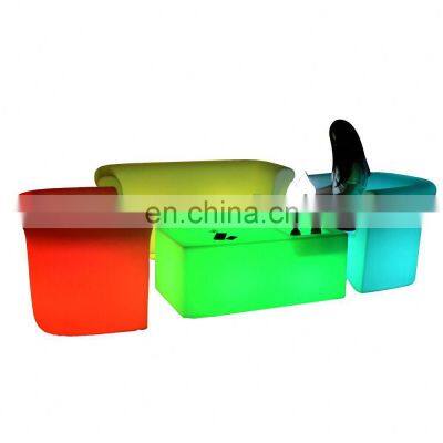 Dinning Table Set Dining Room Furniture Beauty Salon Sofa Set Furniture Chair Curved Sofa Set Led photo-4