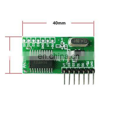 FBD-YK04 433mhz rf Wireless Transmitter Module 4 Channel Wireless rf Remote Control Transmitter r photo-3