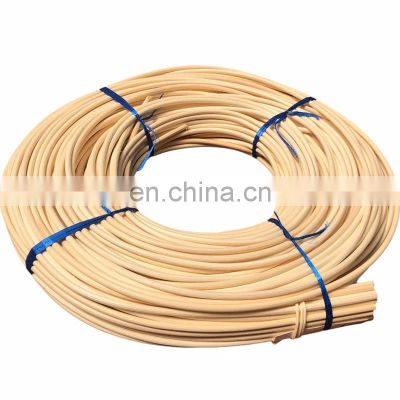 Hot Sale 100% Natural Spline Rattan Core 6 Foot Long Spline for chair caning 4mm and 5mm Wholesale Vietnam Supplier