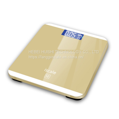 180KG personal body weight weighing scale tempered glass paltform