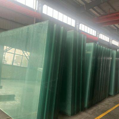 factory direct sale tempered glass high quality 3-19mm clear safety toughened building glass