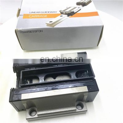 High quality and Fast delivery Taiwan Linear bearing seat MSA45ESSF0 size 45*120*60mm Linear Slider blocks bearing MSA45ESSF0