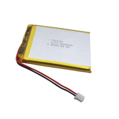 3.7 Lipo 755568 3600Mah Lithium Polymer Battery for Toys Consumer Electronics