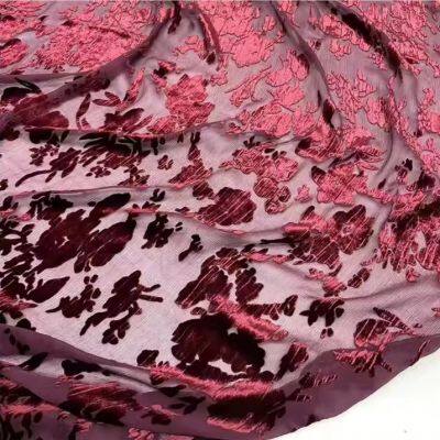 Multi-color Crushed Velvet Fabric Durable Anti-StaticTear Resistant Comfortable and Soft Crushed Velour Fabric for Dress Garment