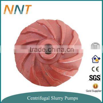 5 vanes closed impeller for NH heavy duty slurry pump