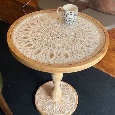Old Round Coffee Table photo-3