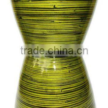 High quality best selling Mosstone Green bamboo Stool from Vietnam