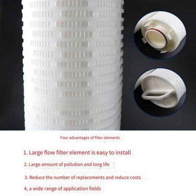 hfu640uy060j pall высокопроизводительный картриджный фильтр для безопасной фильтрации, складчатый водный фильтрующий элемент, jiashuo environmental protection