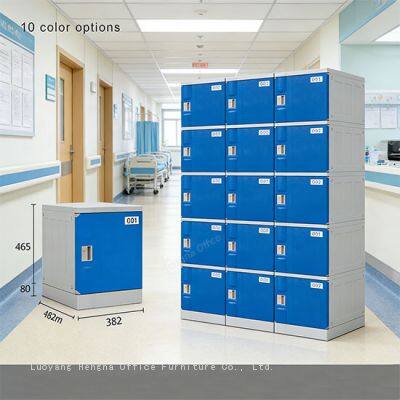 Heavy Duty Gym Lockers for Fitness Center & Stadium, Large Capacity, Nylon Hinge Durable Structure with Clothes Rod, OEM/ODM Supported