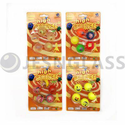 Hot Sale 35MM High Bouncy Ball Children's Toy Rubber Balls Blister Card Package photo-5