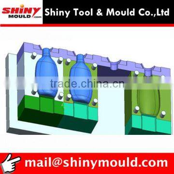 HDPE bottle blow mold