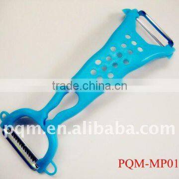 Double blade pratical blue vegetable peeler 010B