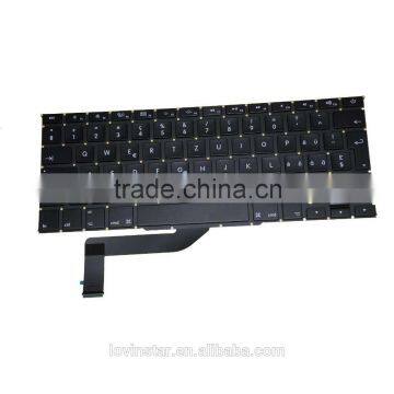 Professional New Swiss Design Products Laptop Replacement Keyboard For Apple Macbook Pro Retina 15" A1398 2013-2016