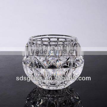 2014 new shape glass candle holder