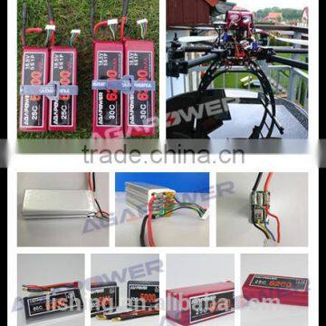 22.2V 10000mah LiPo Battery for Drone DJI and RC Multirotor, rc Car, rc Boat photo-3