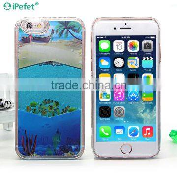 Special Design Shiny Animal Hard Liquid Phone Case For iPhone 6/s