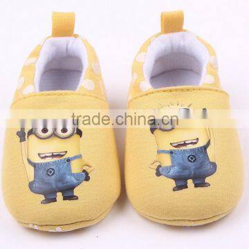 Small Yellow Man Shoes Carton Baby Shoes Good Quality Kids Boots Baby Toddler Shoes
