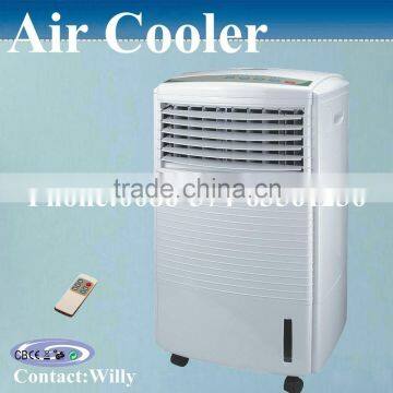 Plastic body 220v portable standing air cooler cooling fan