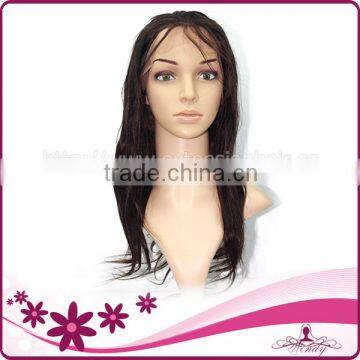 2013 TOP new fashion good quality full lace virgin brazilian human hair wig