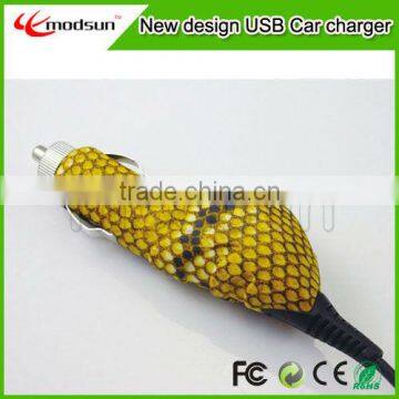 CROCO printing micro mini USB car charger