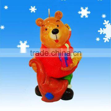 candle bear (Christmas candle,gift candle)polyresin