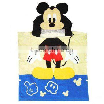 Customized High Quality Colorful Kids Hooded Towel