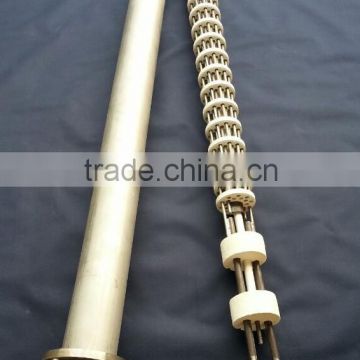 Electric heating element radiant tube heater for stove/oven/furnace/kiln/tank