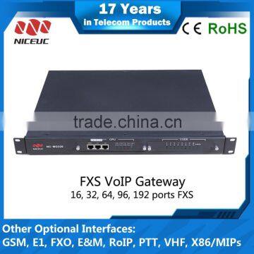 32 FXS/FXO Analog Ports VoIP Gateway for IP Center