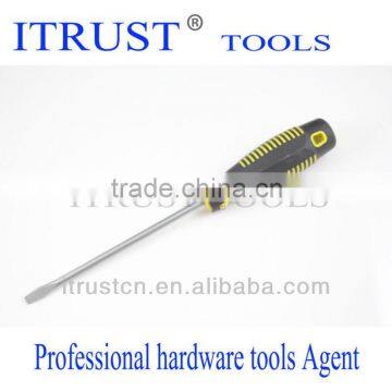 Handle Black Head Slotted Screwdriver