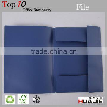 Elastic Strips closure folder case, a4 foldable folding file folder