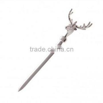 Stainless Steel Sword Shape Customized Souvenirs Metal Sword Stag Letter Opener