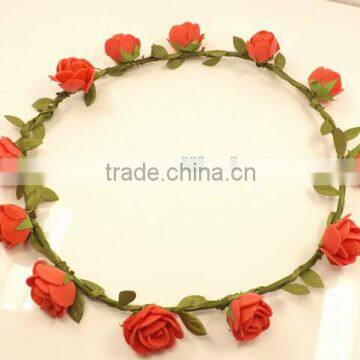 Floral flower festival wedding floral headband crown H4074