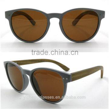 2015 Hot Design Bamboo Temple Sunglasses PC Frame Unique Eyewear Durable Sunglasses photo-4