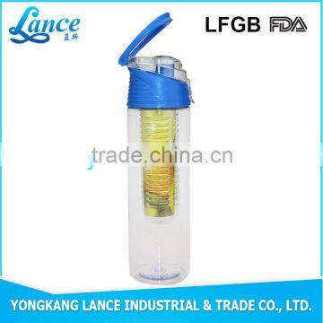 Free sample 500ml BPA Free high quality fruit water bottle infuser