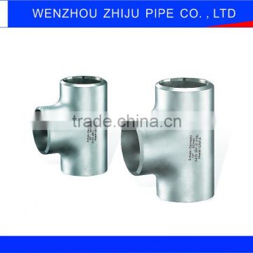 Stainless Steel Pipe Fitting WP304L Equal Tee Pipe Fitting