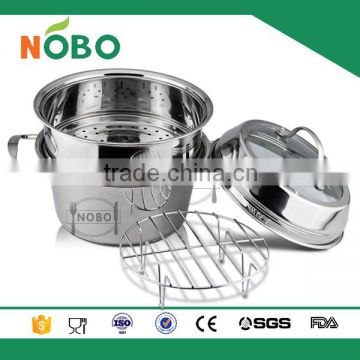 Nobo Hot Selling Stainless Steel Steamer And Cooking Pots