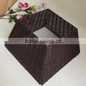 Square protective decorative fence for sapling in garden, portable garden fencing